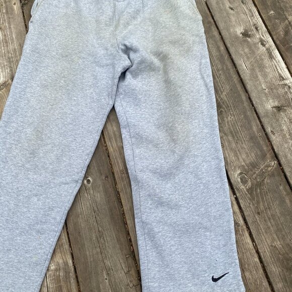 Vintage 90s Nike Sweatpants Gray TRASHED Large - Picture 3 of 4